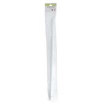 Barra Para Cortina Ducha Extensible Aluminio Blanco 70 a 125 cm.