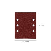Lija Recambio Con Velcro 114x140 mm. Con Agujeros Grano 120 (10 Piezas)
