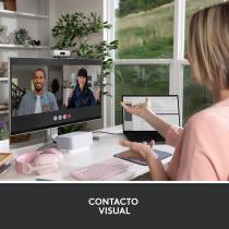 Webcam logitech brio 500 blanco crudo full hd - usb tipo c