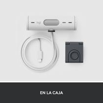 Webcam logitech brio 500 blanco crudo full hd - usb tipo c