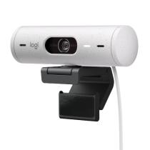 Webcam logitech brio 500 blanco crudo full hd - usb tipo c