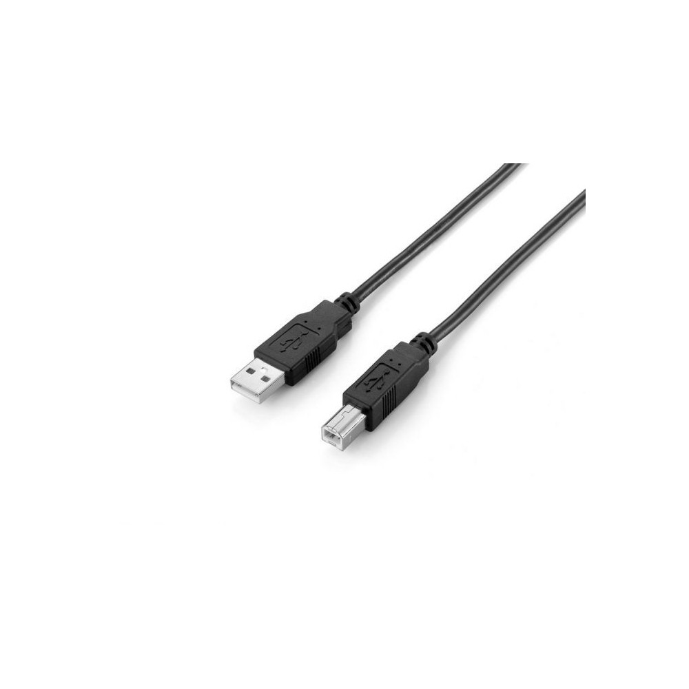 EQUIP 128861 Cable USB 2.0 Tipo A a Tipo B, 3.0m, Negro EQUIP 128861 Cable USB 2.0 Tipo A a Tipo B, 3.0m, Negro