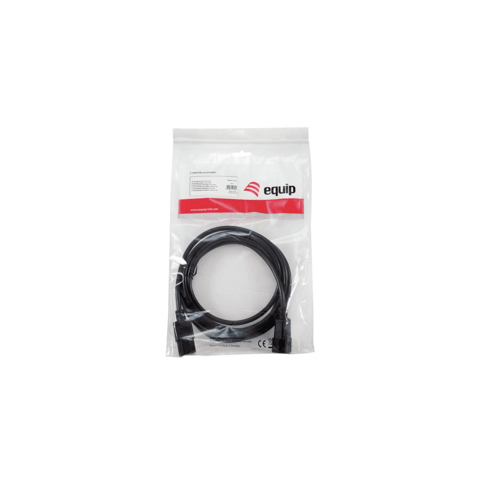 EQUIP 112100 High Quality Power Cord, C13 to C14, 1.8m EQUIP 112100 High Quality Power Cord, C13 to C14, 1.8m