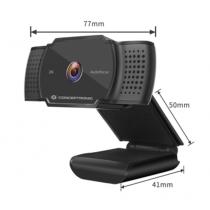 Webcam 2k conceptronic amdis02b 5mp - usb - 3.6mm - 30 fps - angulo vision 72º - enfoque automatico - microfono integrado