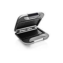 Sandwichera Princess Deluxe 127003 – 2 sándwiches, placas de parrilla, 750 W