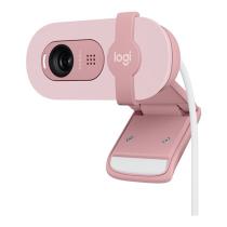 Webcam logitech brio 100 rosado full hd - usb