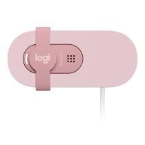 Webcam logitech brio 100 rosado full hd - usb