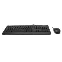 Combo phoenix key media de teclado multimedia español qwerty y ratón con cable usb