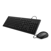 Teclado + raton hama cortino usb tipo a negro