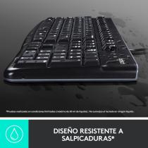 Combo teclado y raton logitech mk120 optico usb 2.0 negro