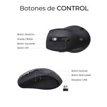 Teclado + raton subblim combo dual office prowave negro
