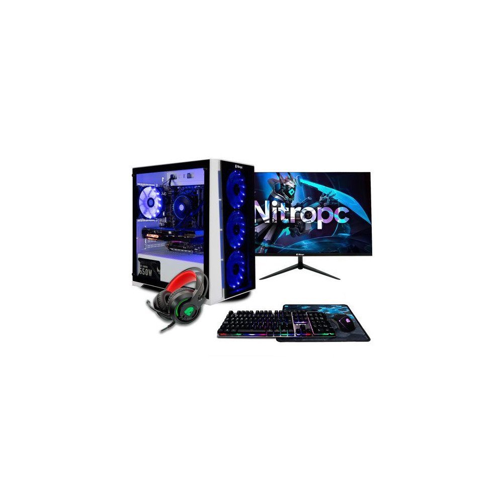 Gaming Computer Nitropc Pack Bonze 16GB/ 1TB + Accessories