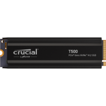 Disco duro interno solido ssd crucial t500 2tb pcie nvme 4.0 x4 con hs