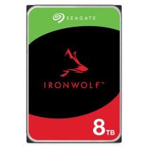 Disco duro interno hdd seagate ironwolf nas st8000vn002 8tb 3.5 pulgadas 5400rpm - 256mb - sata 6gb - s