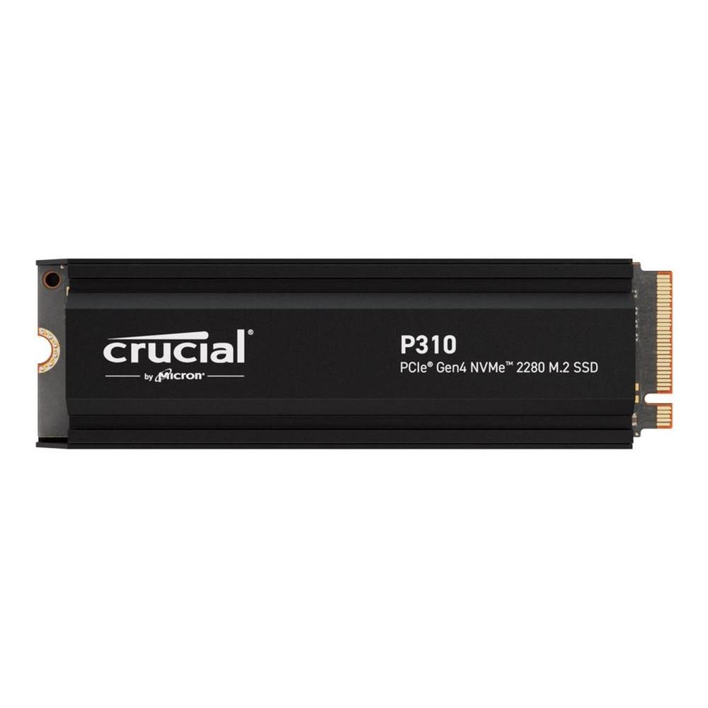 Disco duro interno solido ssd crucial p310 1tb m.2 nvme pci express 4.0 heatsink