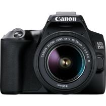 Camara digital canon reflex eos 250d+ef - s 18 - 55mm dc - 24.1mp - digic 8 - 4k - wifi - bluetooth - negro