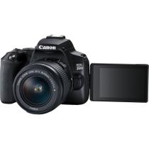 Camara digital canon reflex eos 250d+ef - s 18 - 55mm dc - 24.1mp - digic 8 - 4k - wifi - bluetooth - negro
