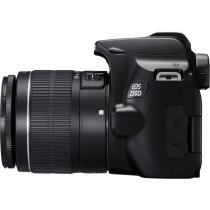 Camara digital canon reflex eos 250d+ef - s 18 - 55mm dc - 24.1mp - digic 8 - 4k - wifi - bluetooth - negro