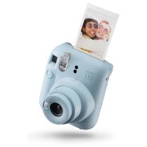 Camara fujifilm mini instax 12 flash - autoexposicion - azul pastel