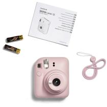 Camara fujifilm mini instax 12 flash - autoexposicion - rosa pastel