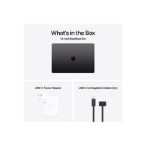 Portatil apple macbook pro 16 - apple m4 - 24gb - ssd 512gb - 16.2 pulgadas - space black