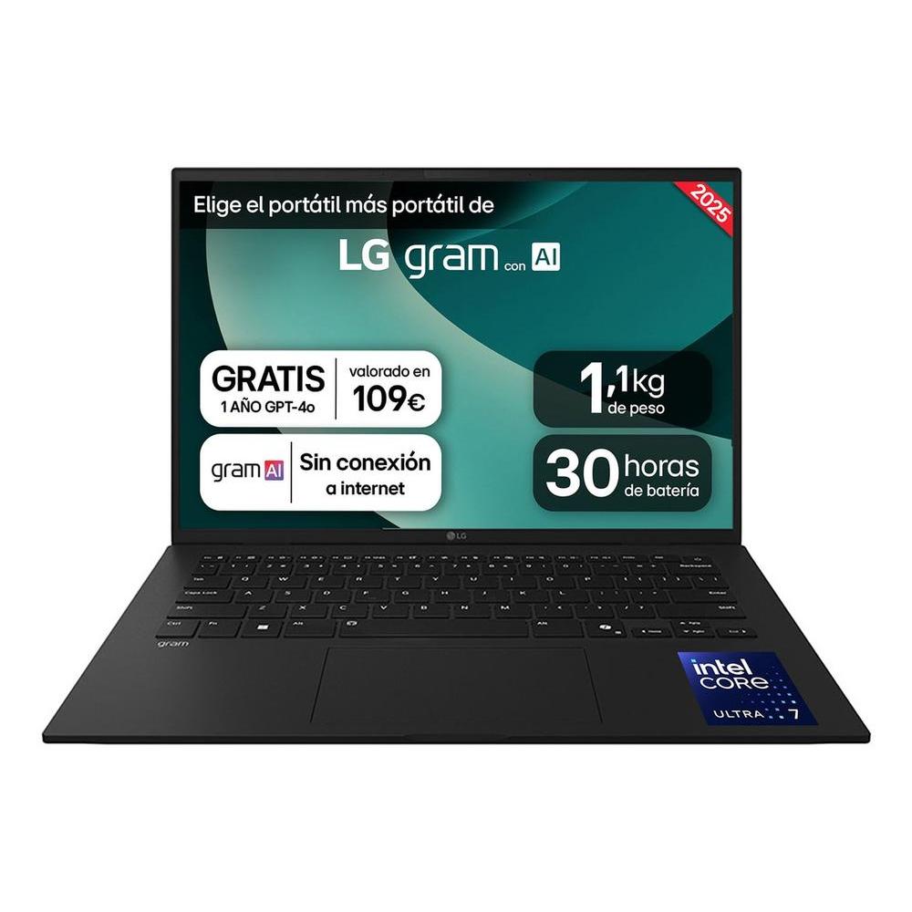 Portatil lg gram 14zd90t - g intel core ultra 7 255h 16gb ssd1tb freedos 14 pulgadas Portatil lg gram 14zd90t - g intel core ultra 7 255h 16gb ssd1tb freedos 14 pulgadas