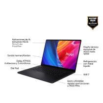 Portatil asus h7606wm - sc052w ryzen ai 9 - hx370 32gb ssd 1tb 16 pulgadas