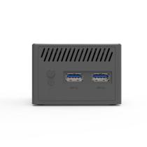 Mini ordenador leotec lempc06g n100 8gb 128gb gris - windows 11 pro preinstalado - licencia de activacion no incluida