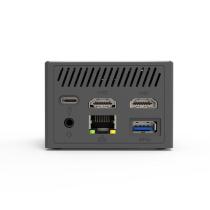 Mini ordenador leotec lempc06g n100 8gb 128gb gris - windows 11 pro preinstalado - licencia de activacion no incluida