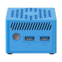 Mini ordenador leotec lempc14b n100 16gb 256gb azul - windows 11 pro preinstalado - licencia de activacion no incluida