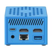 Mini ordenador leotec lempc14b n100 16gb 256gb azul - windows 11 pro preinstalado - licencia de activacion no incluida