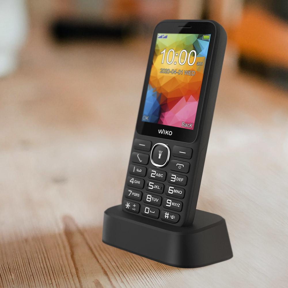 Telefono movil wiko f200 negro 2.8 pulgadas - bt - micro sd hasta 16gb - dual sim - 1200mah
