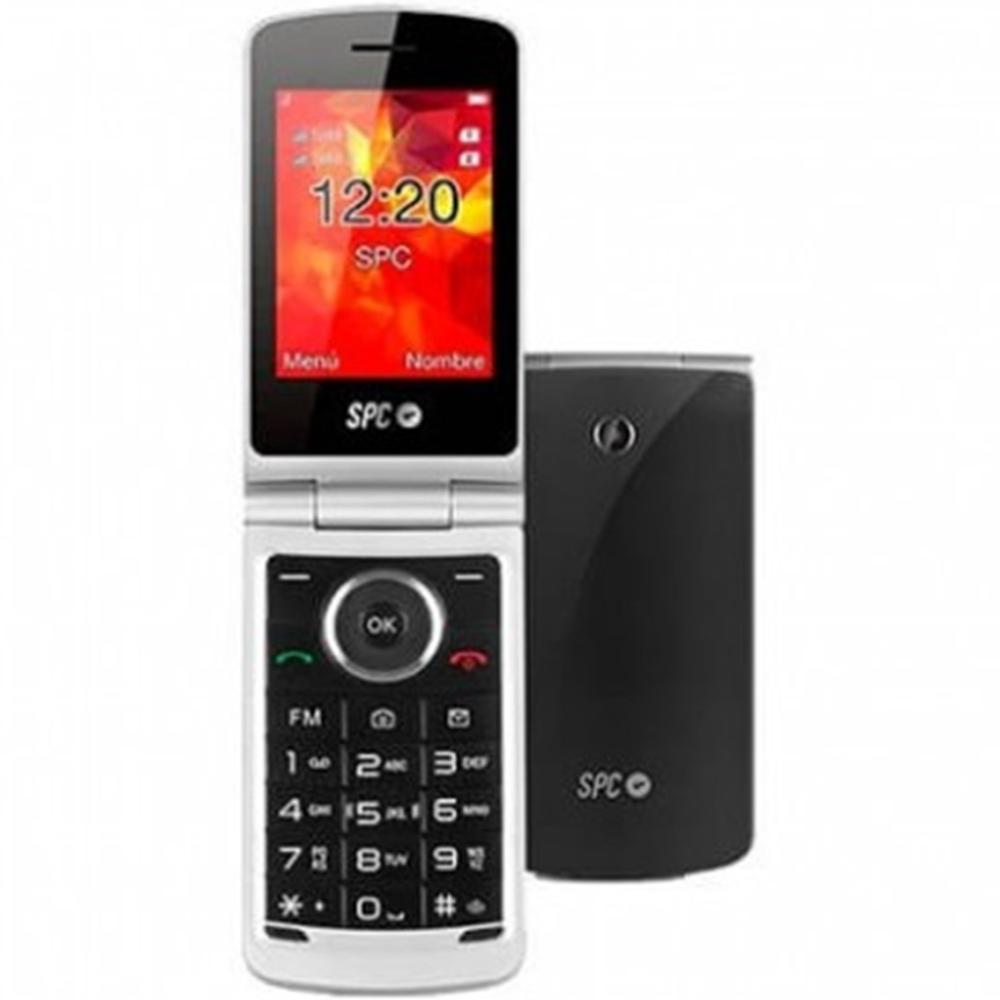 Telefono movil spc opal black tipo tapa - dual sim - 2.8 pulgadas - micro sd - radio - bluetooth