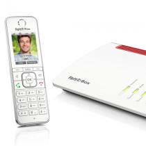 Telefono inalambrico dect digital fritz! c6 blanco - pantalla color - manos libres