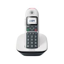 Telefono inalambrico dect digital motorola cd5001 blanco - pantalla retroiluminada - teclas grandes