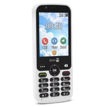 Telefono movil senior doro 7010 blanco - 2.8 pulgadas - 4gb rom - 512mb ram - 3mpx - 1600mah