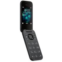 Telefono movil nokia flip 2660 negro 2.8 pulgadas - 128mb rom - 48mb ram - 0.3mpx - 4g