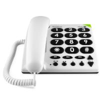 Telefono fijo doro phone easy 311c white - blanco