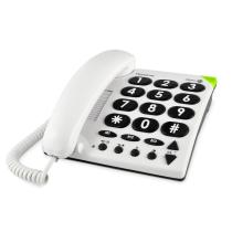 Telefono fijo doro phone easy 311c white - blanco