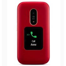 Telefono movil doro 6880 red - white - 2.8 pulgadas - 2mpx - 4g - rojo y blanco