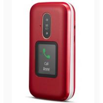 Telefono movil doro 6880 red - white - 2.8 pulgadas - 2mpx - 4g - rojo y blanco