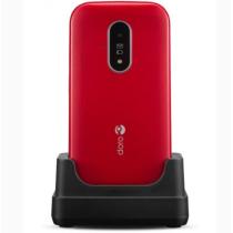 Telefono movil doro 6820 red - white - 2.8 pulgadas - 4g - rojo y blanco