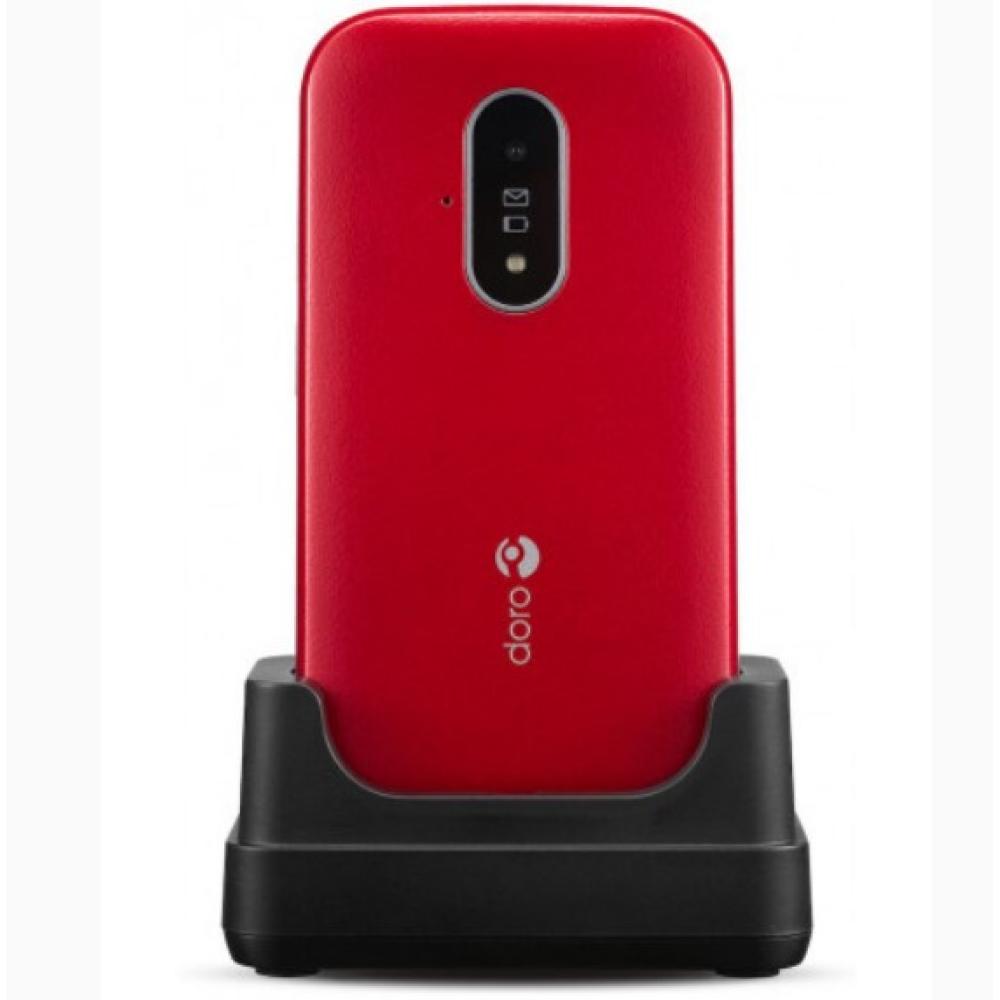 Telefono movil doro 6820 red - white - 2.8 pulgadas - 4g - rojo y blanco