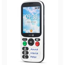 Telefono movil doro 780x black - white 2.8 pulgadas - 4g - blanco y negro