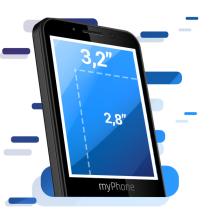 Telefono movil myphone up smart lte kaios black 3.2 pulgadas - 5mpx - 4g - negro