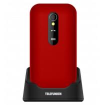 Telefono movil telefunken s450 senior phone - 2.8 pulgadas - rojo