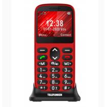Telefono movil telefunken s420 senior phone - 2.31 pulgadas - rojo