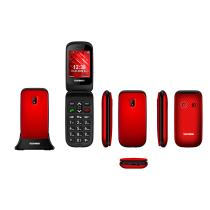 Telefono movil telefunken s440 senior phone - 2.4 pulgadas - rojo