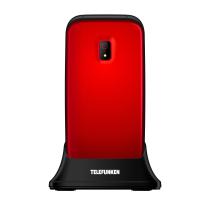 Telefono movil telefunken s440 senior phone - 2.4 pulgadas - rojo