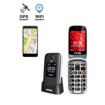 Telefono movil telefunken s560 senior phone - 2g - gps - 2.8 pulgadas - negro